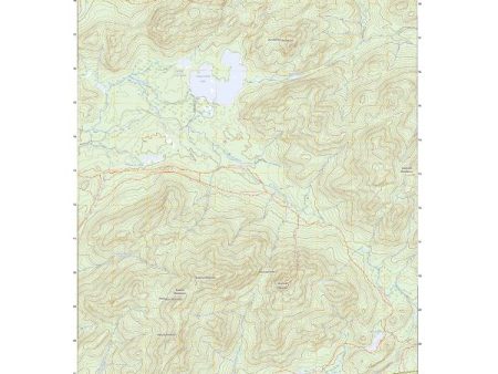 US Topo 7.5-minute map for Ampersand Lake NY Fashion