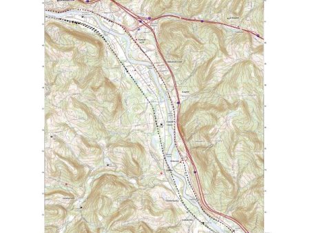 US Topo 7.5-minute map for Binghamton East NY Hot on Sale