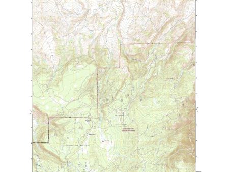 USGS US Topo 7.5-minute map for White Rock Canyon WY 2021 Online Sale