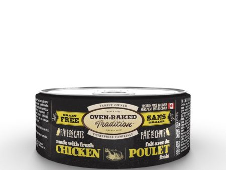 Oven-Baked Tradition Chicken Pate Grain-Free Canned Cat Food 5.5oz Sale