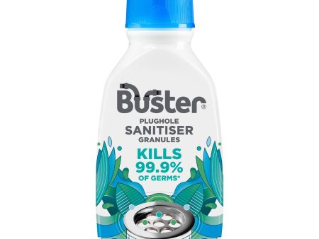 Buster Plughole Sanitiser Eucalyptus Foaming Granules Fashion