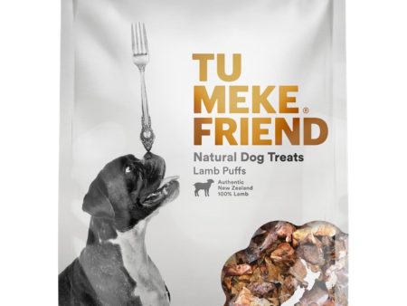 Tu Meke Friend Lamb Puffs Grain-Free Air-Dried Dog Treats 80g Hot on Sale