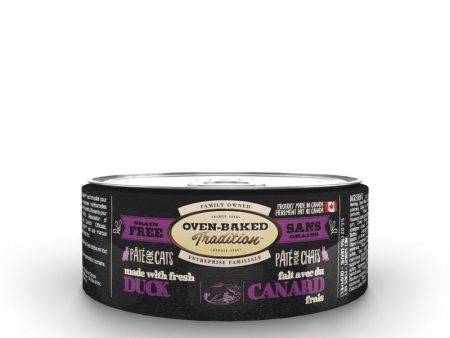 Oven-Baked Tradition Duck Pate Grain-Free Canned Cat Food 5.5oz Hot on Sale