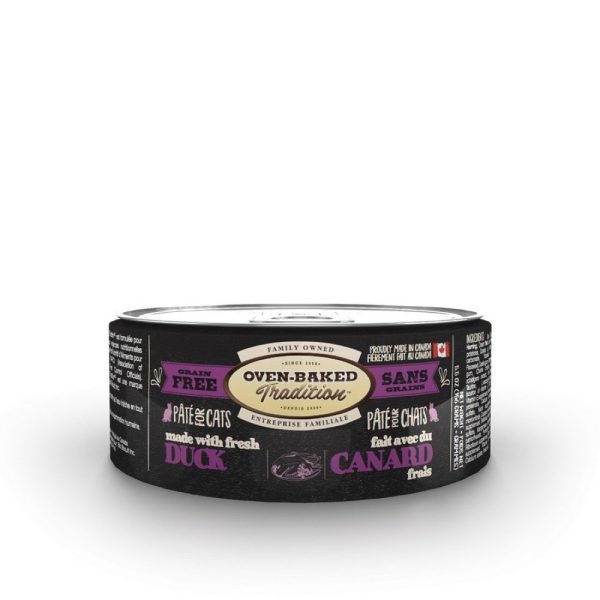 Oven-Baked Tradition Duck Pate Grain-Free Canned Cat Food 5.5oz Hot on Sale