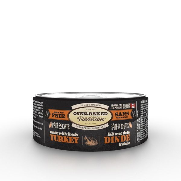 Oven-Baked Tradition Turkey Pate Grain-Free Canned Cat Food 5.5oz Cheap