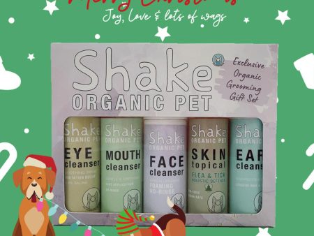 SAVE $17: Shake Organic Pet Exclusive Organic Grooming Gift Set on Sale