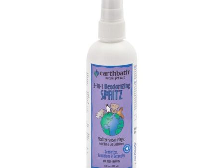 20% OFF: Earthbath 3-In-1 Deodorising Mediterranean Magic Spritz For Dogs 237 ml on Sale