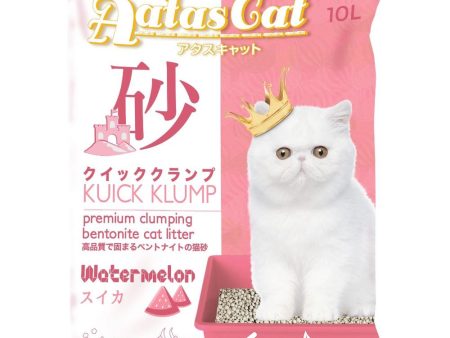 Aatas Cat Kuick Klump Bentonite Cat Litter Watermelon 10L Discount