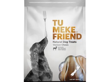 Tu Meke Friend Venison Chews Grain-Free Air-Dried Dog Chews 60g Supply