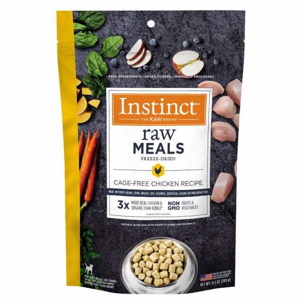 Instinct Raw Meal Cage-Free Chicken Freeze-Dried Dog Food Fashion