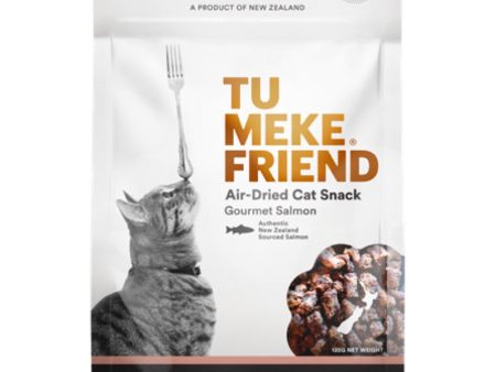 Tu Meke Friend Gourmet Salmon Grain-Free Air-Dried Cat Treats 120g Online now