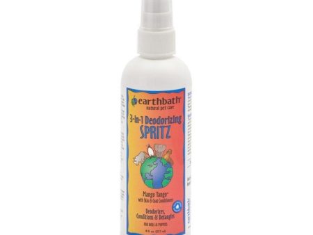 20% OFF: Earthbath 3-In-1 Deodorising Mango Tango Spritz For Dogs 237 ml Supply