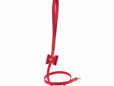 30% OFF: Moshiqa Bisou Leather Dog Leash (Red) Fashion