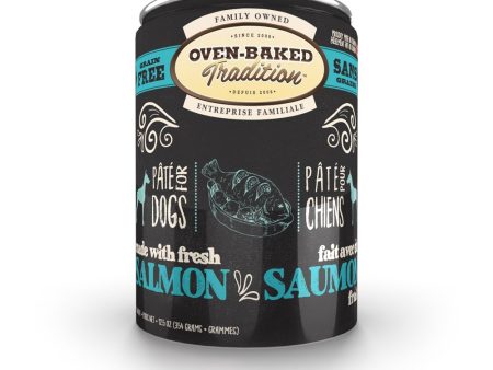 Oven-Baked Tradition Salmon Pate Grain-Free Canned Dog Food 12.5oz For Sale