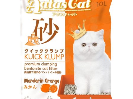 Aatas Cat Kuick Klump Bentonite Cat Litter Mandarin Orange 10L on Sale