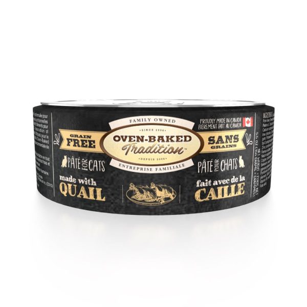 Oven-Baked Tradition Quail Pate Grain-Free Canned Cat Food 5.5oz Online