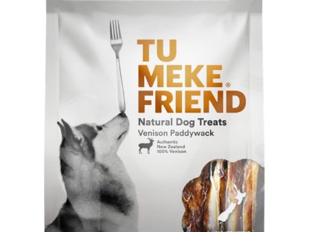 Tu Meke Friend Venison Paddywack Grain-Free Air-Dried Dog Treats 100g Online now