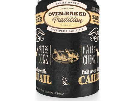 Oven-Baked Tradition Quail Pate Grain-Free Canned Dog Food 12.5oz Online Hot Sale