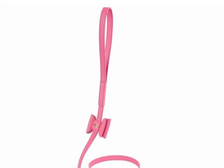 Moshiqa Bisou Leather Dog Leash (Pink) For Sale