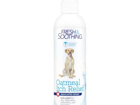 15% OFF: Naturel Promise Fresh & Soothing Oatmeal Itch Relief Medicated Dog Spray 8oz Supply