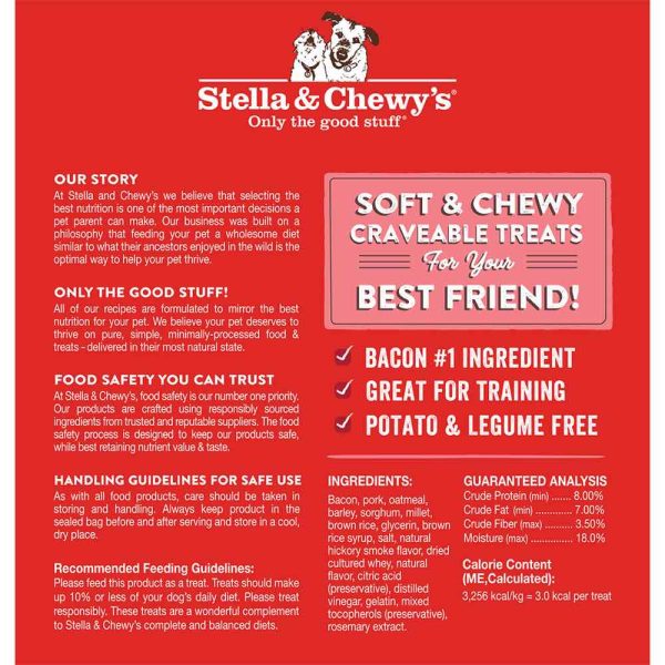 Stella & Chewy’s Crav n Bac n Bites Bacon & Pork Dog Treats 8.25oz For Cheap