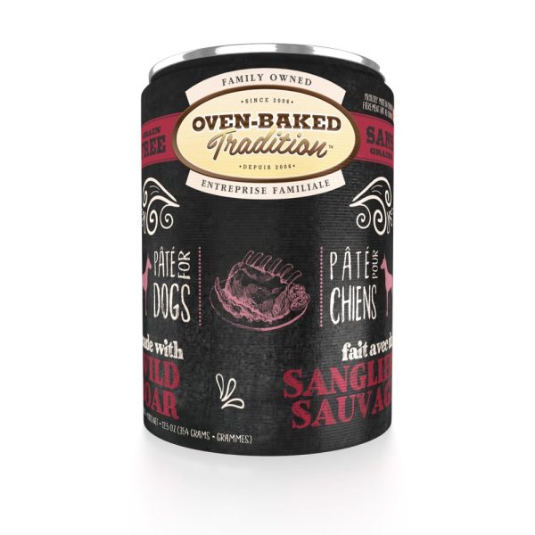 Oven-Baked Tradition Boar Pate Grain-Free Canned Dog Food 12.5oz Hot on Sale