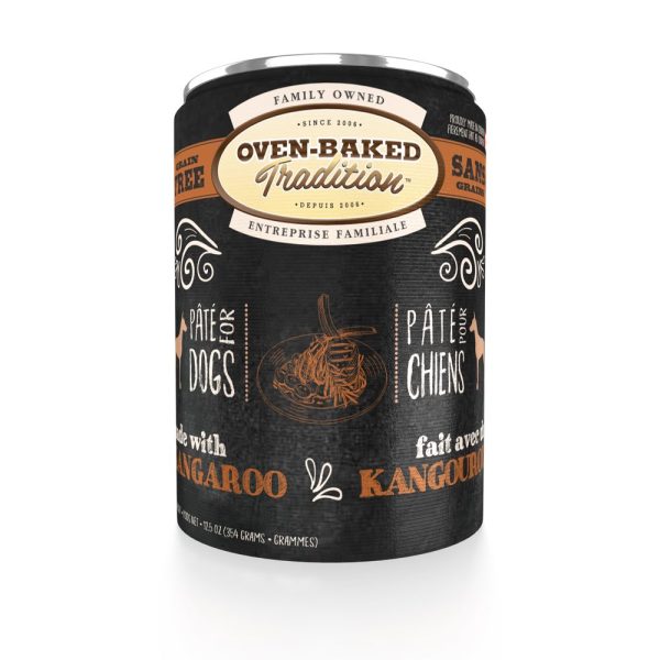 Oven-Baked Tradition Kangaroo Pate Grain-Free Canned Dog Food 12.5oz Online Sale