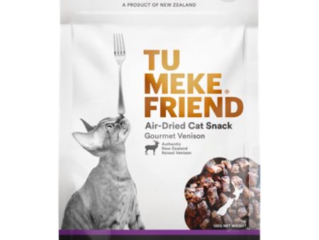 Tu Meke Friend Gourmet Venison Grain-Free Air-Dried Cat Treats 120g Supply