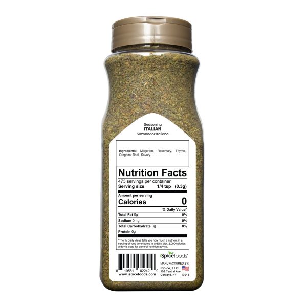 Spice Blend | Italian Seasoning | 5.5 oz | Food Service | Mixed Spices & Seasonings | Kosher For Cheap