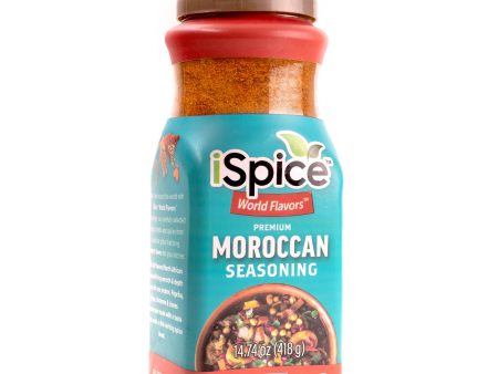 Spice Blend | Moroccan Seasoning | 14.74 oz | Mixed Spice & Seasoning | Food Service | Halal | Kosher | Non GMO For Sale