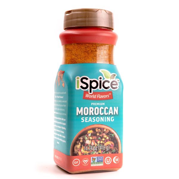 Spice Blend | Moroccan Seasoning | 14.74 oz | Mixed Spice & Seasoning | Food Service | Halal | Kosher | Non GMO For Sale