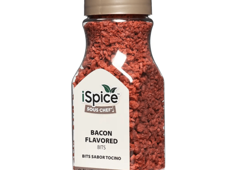 iSpice | Bacon Flavored Bits | 4.5 oz | Gourmet Spice | Kosher |Authentic Flavor Discount