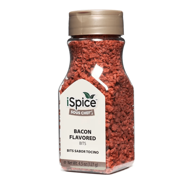 iSpice | Bacon Flavored Bits | 4.5 oz | Gourmet Spice | Kosher |Authentic Flavor Discount