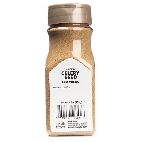 iSpice | Celery Seed Ground | 4.7 oz | Gourmet Spice | Kosher | Culinary Delight For Cheap