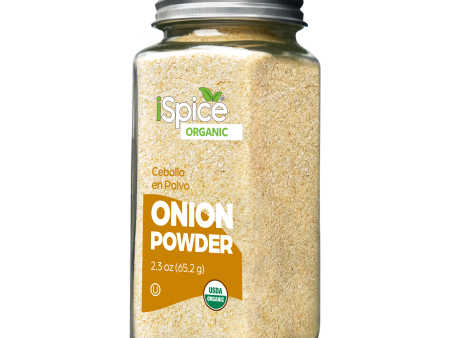 iSpice | Organic Onion Powder | 2.3 oz | Premium Spices | Kosher | USDA Organic Certified Cheap