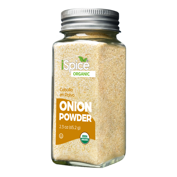 iSpice | Organic Onion Powder | 2.3 oz | Premium Spices | Kosher | USDA Organic Certified Cheap