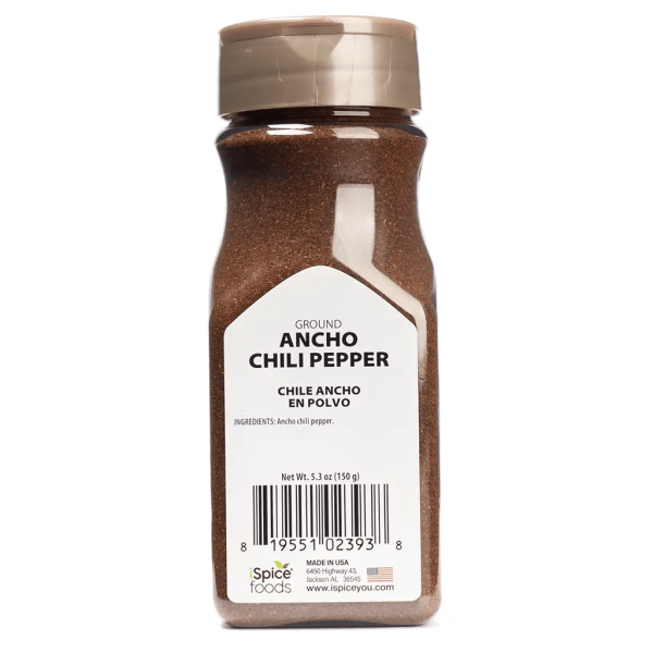 iSpice | Ancho Pepper Ground | 5.3 oz | Gourmet Spice | Kosher | Flavorful Spice Cheap