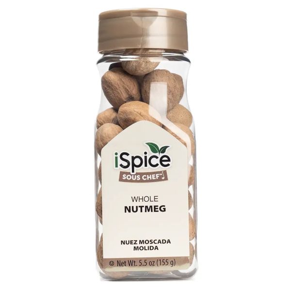 iSpice | Nutmeg Whole | 5.5 oz | Gourmet Spice | Kosher | Fresh harvest Discount