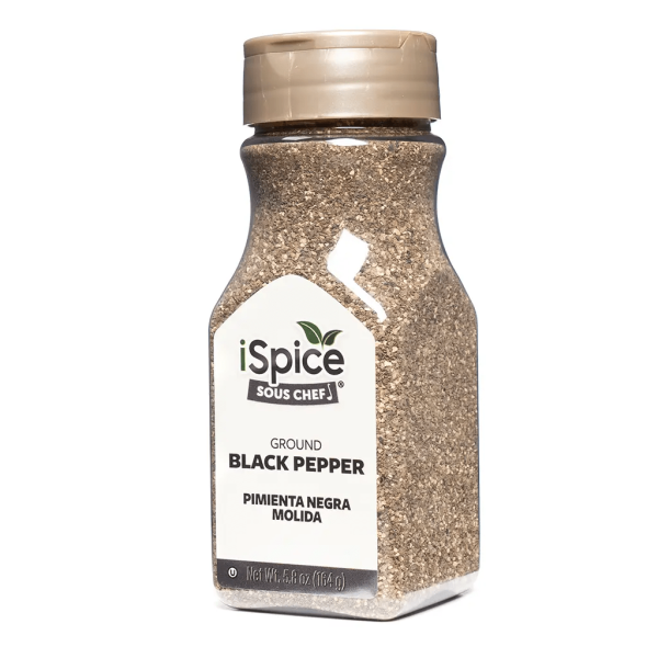 iSpice | Black Pepper Ground | Gourmet Spice | Kosher | Halal | Rich Aroma Sale