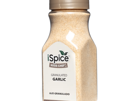 iSpice | Garlic Granulated |  Gourmet Spice | Kosher | Halal | Intense Flavor For Discount