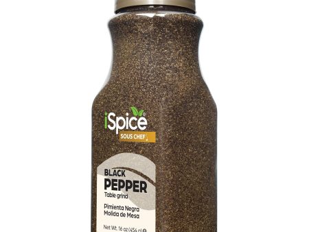 Spice Pepper | Black Pepper Ground | 16 oz | Food Service Size | Kosher | Rich Aroma Online