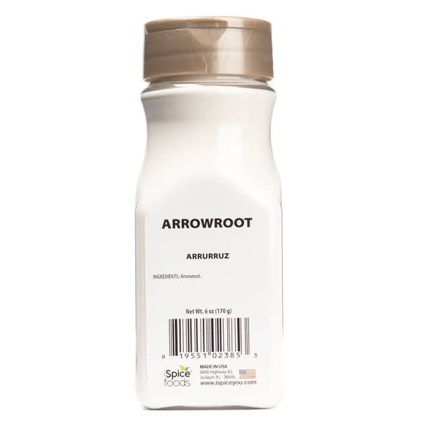 iSpice | Arrowroot Powder | 6 oz | Gourmet Spice | Kosher | Baking Essential |Shelf-Stable Online now