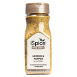 iSpice | Lemon Pepper Seasoning | 9 oz | Mixed Spices & Seasonings | Kosher|Halal| Food Grade Bottle Hot on Sale