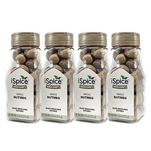 iSpice | Nutmeg Whole | pack of 4 | Mixed Spices & Seasonings Gift Set | Kosher | Fresh harvest on Sale