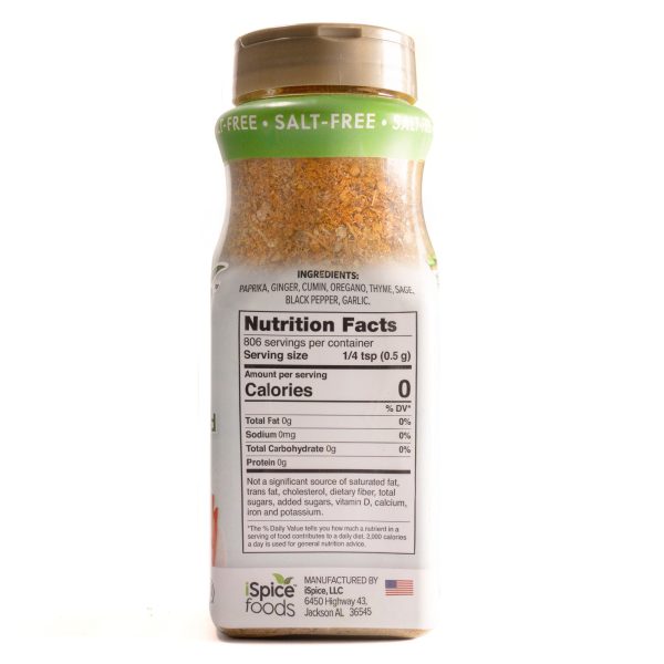 Spice Blend | Salt-Free Seafood Seasoning | 14.22 oz | Mixed Spice & Seasoning | Food Service | Halal | Kosher Fashion