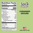 iSpice | Coriander Ground | 4.7 oz | Gourmet Spice | Kosher | Earthy Aroma Online Sale