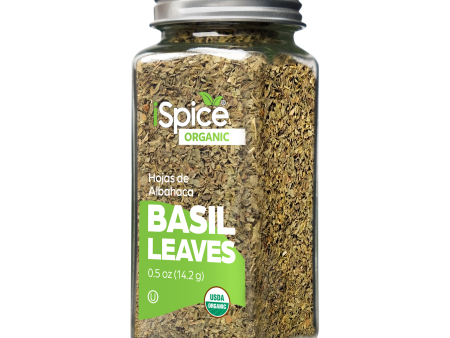 iSpice | Organic Basil Leaves | 0.5 oz | Premium Herbs | Kosher | USDA Organic Certified Discount