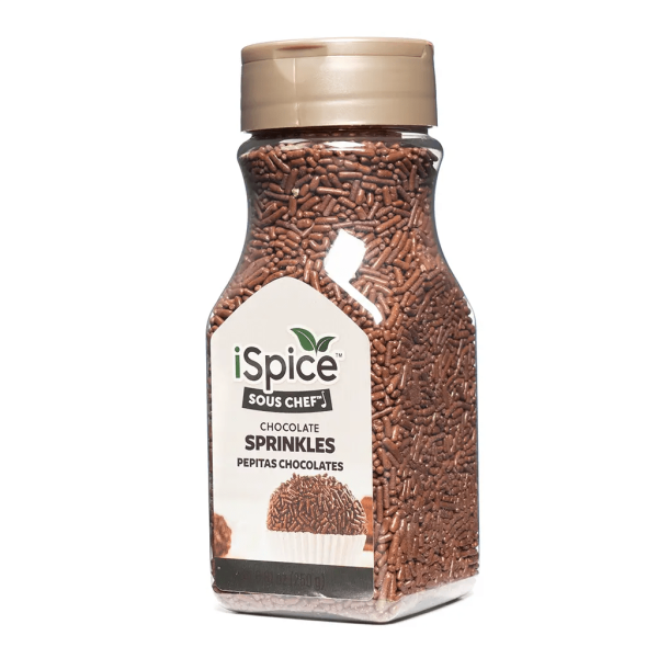 iSpice | Chocolate Sprinkles | 8.81 oz | Mixed Spices & Seasonings | Kosher | Dessert Elevator For Discount