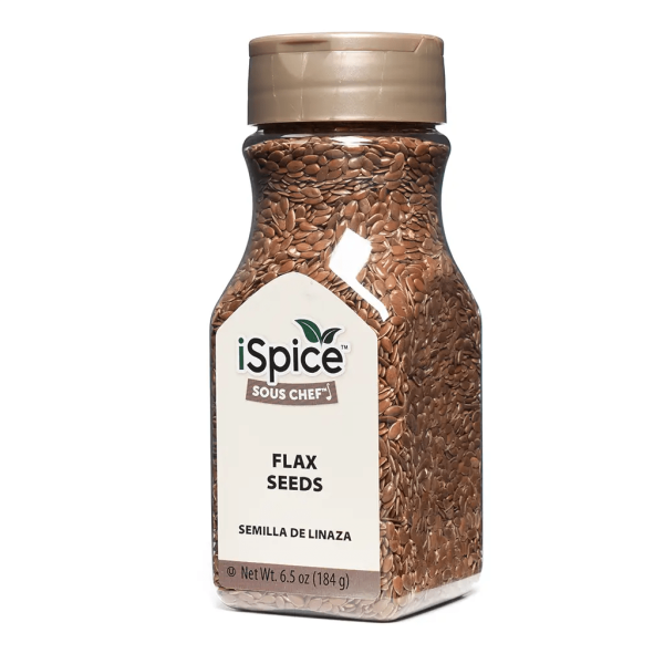 iSpice | Flax Seed | 6.5 oz |  Gourmet Spice | Kosher | Nutty flavor Supply