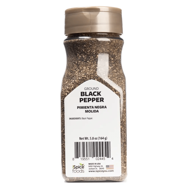 iSpice | Black Pepper Ground | Gourmet Spice | Kosher | Halal | Rich Aroma Sale